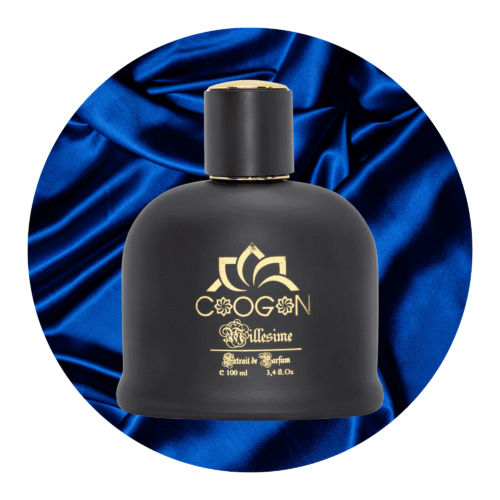100ml flasche schwarze mit blaue silkvolle hintengrund mit goldene luxurious deckel Düfte für Ihn kategorie Herrendüfte